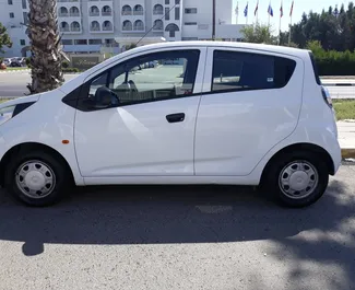Vooraanzicht van een huurauto Chevrolet Spark in Larnaca, Cyprus ✓ Auto #767. ✓ Transmissie Handmatig TM ✓ 0 beoordelingen.