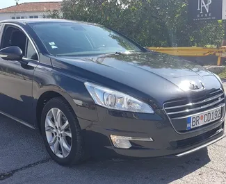 Vooraanzicht van een huurauto Peugeot 508 in Bar, Montenegro ✓ Auto #533. ✓ Transmissie Automatisch TM ✓ 4 beoordelingen.