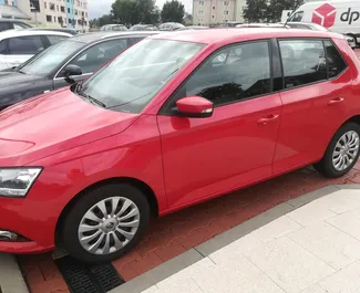 Verhuur Skoda Fabia. Economy Auto te huur in Tsjechië ✓ Borg van Borg van 250 EUR ✓ Verzekeringsmogelijkheden TPL, CDW, SCDW, Diefstal, Buitenland.