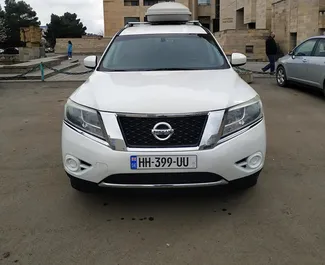 Verhuur Nissan Pathfinder. Comfort, Premium, SUV, Crossover Auto te huur in Georgië ✓ Borg van Borg van 150 GEL ✓ Verzekeringsmogelijkheden TPL, FDW, Passagiers, Diefstal, Buitenland.