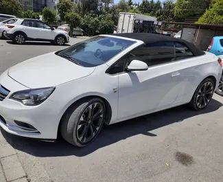 Vooraanzicht van een huurauto Opel Cascada in Limassol, Cyprus ✓ Auto #2049. ✓ Transmissie Automatisch TM ✓ 0 beoordelingen.