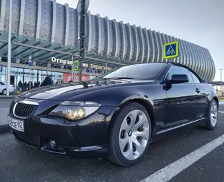Vooraanzicht van een huurauto BMW 630i in Simferopol, Krim ✓ Auto #3071. ✓ Transmissie Automatisch TM ✓ 0 beoordelingen.