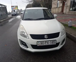 Vooraanzicht van een huurauto Suzuki Swift in Bakoe, Azerbeidzjan ✓ Auto #3638. ✓ Transmissie Automatisch TM ✓ 2 beoordelingen.