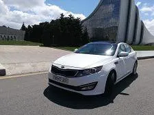 Vooraanzicht van een huurauto Kia Optima in Bakoe, Azerbeidzjan ✓ Auto #3577. ✓ Transmissie Automatisch TM ✓ 0 beoordelingen.