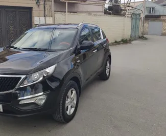 Vooraanzicht van een huurauto Kia Sportage in Bakoe, Azerbeidzjan ✓ Auto #3515. ✓ Transmissie Automatisch TM ✓ 0 beoordelingen.