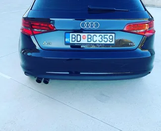 Audi A3 2015 beschikbaar voor verhuur in Rafailovici, met een kilometerlimiet van onbeperkt.