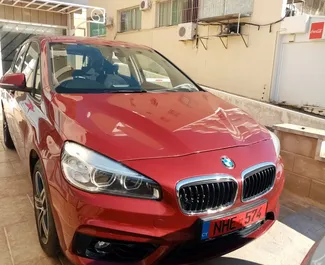 Vooraanzicht van een huurauto BMW 220 Activ Tourer in Limassol, Cyprus ✓ Auto #3855. ✓ Transmissie Automatisch TM ✓ 0 beoordelingen.