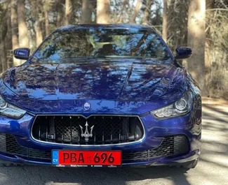 Verhuur Maserati Ghibli. Comfort, Premium, Luxe Auto te huur in Cyprus ✓ Borg van Borg van 1000 EUR ✓ Verzekeringsmogelijkheden TPL, CDW, Jonge.