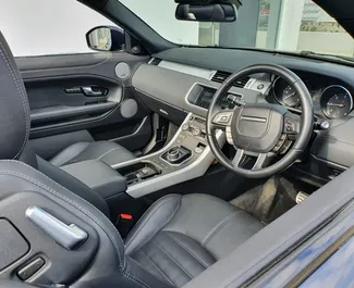 Verhuur Land Rover Range Rover Evoque Cabrio. Comfort, Premium, Crossover, Cabriolet Auto te huur in Cyprus ✓ Borg van Borg van 1000 EUR ✓ Verzekeringsmogelijkheden TPL, CDW, Jonge.