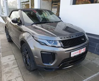 Vooraanzicht van een huurauto Land Rover Range Rover Evoque Cabrio in Limassol, Cyprus ✓ Auto #3980. ✓ Transmissie Automatisch TM ✓ 0 beoordelingen.