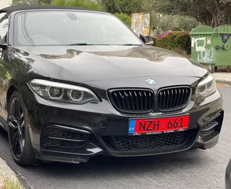 Autohuur BMW 218i Cabrio 2018 in in Cyprus, met Benzine brandstof en 185 pk ➤ Vanaf 120 EUR per dag.