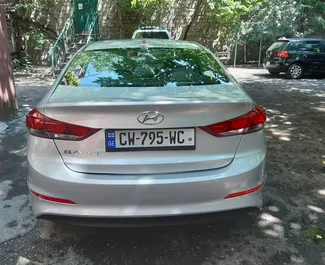 Verhuur Hyundai Elantra. Comfort Auto te huur in Georgië ✓ Borg van Borg van 500 GEL ✓ Verzekeringsmogelijkheden TPL, SCDW, Diefstal.