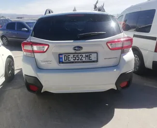 Subaru Crosstrek 2018 beschikbaar voor verhuur in Tbilisi, met een kilometerlimiet van onbeperkt.