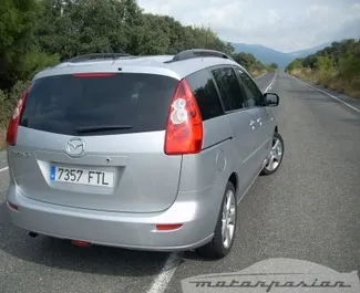 Vooraanzicht van een huurauto Mazda 5 in Bar, Montenegro ✓ Auto #4231. ✓ Transmissie Handmatig TM ✓ 7 beoordelingen.