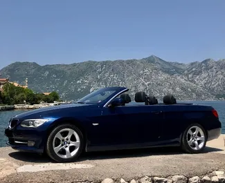 Benzine motor van 2,0L van BMW 3-series Cabrio 2014 te huur in Budva.