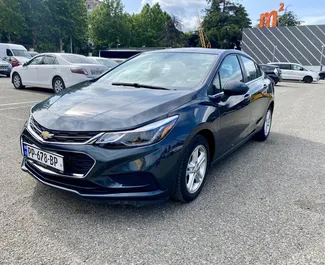 Vooraanzicht van een huurauto Chevrolet Cruze in Tbilisi, Georgië ✓ Auto #4687. ✓ Transmissie Automatisch TM ✓ 0 beoordelingen.