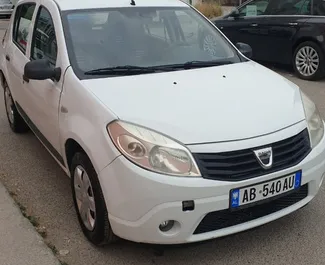 Autohuur Dacia Sandero #4521 Handmatig in Tirana, uitgerust met 1,5L motor ➤ Van Ilir in Albanië.