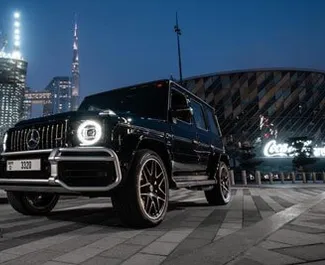 Autohuur Mercedes-Benz G63 AMG #4932 Automatisch in Dubai, uitgerust met 4,0L motor ➤ Van Sheshan in de VAE.