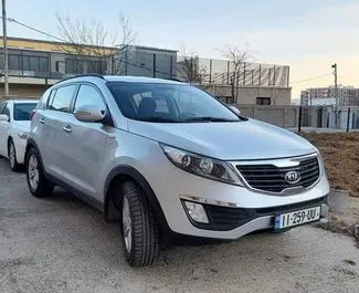 Vooraanzicht van een huurauto Kia Sportage in Tbilisi, Georgië ✓ Auto #5316. ✓ Transmissie Automatisch TM ✓ 0 beoordelingen.