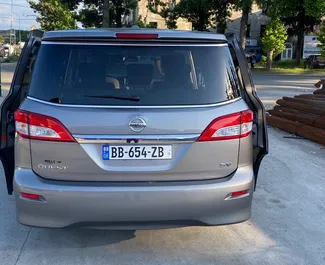 Verhuur Nissan Quest. Comfort, Minivan Auto te huur in Georgië ✓ Borg van Borg van 300 GEL ✓ Verzekeringsmogelijkheden TPL, CDW, SCDW, Buitenland.