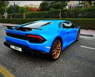 Autohuur Lamborghini Huracan #5652 Automatisch in Dubai, uitgerust met L motor ➤ Van Karim in de VAE.