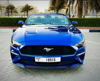 Autohuur Ford Mustang Cabrio #5651 Automatisch in Dubai, uitgerust met 2,3L motor ➤ Van Karim in de VAE.