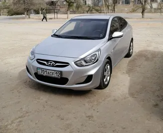 Vooraanzicht van een huurauto Hyundai Solaris in Aktau, Kazachstan ✓ Auto #6271. ✓ Transmissie Automatisch TM ✓ 0 beoordelingen.