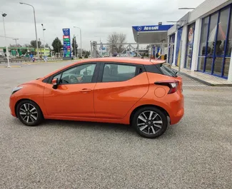 Nissan Micra 2019 beschikbaar voor verhuur op de luchthaven van Thessaloniki, met een kilometerlimiet van 150 km/dag.