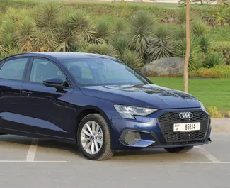 Autohuur Audi A3 Sedan 2023 in in de VAE, met Benzine brandstof en 225 pk ➤ Vanaf 250 AED per dag.