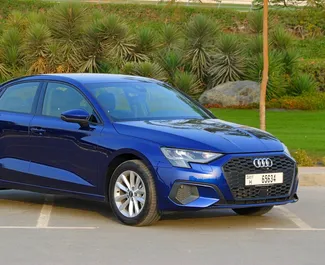 Autohuur Audi A3 Sedan #5954 Automatisch in Dubai, uitgerust met 2,0L motor ➤ Van Akil in de VAE.