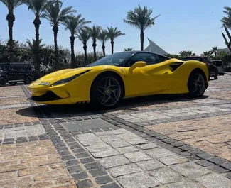 Verhuur Ferrari F8. Premium, Luxe Auto te huur in de VAE ✓ Borg van Borg van 5000 AED ✓ Verzekeringsmogelijkheden TPL, CDW.