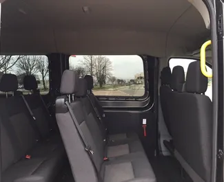 Verhuur Ford Transit. Comfort, Minivan Auto te huur in Wit-Rusland ✓ Borg van Borg van 400 USD ✓ Verzekeringsmogelijkheden TPL, CDW, SCDW, FDW, Diefstal, Buitenland.