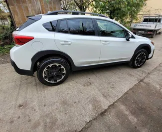 Interieur van Subaru Crosstrek te huur in Georgië. Een geweldige auto met 5 zitplaatsen en een Automatisch transmissie.