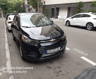 Verhuur Chevrolet Trax. Economy, Crossover Auto te huur in Georgië ✓ Borg van Zonder Borg ✓ Verzekeringsmogelijkheden TPL, CDW, FDW, Passagiers, Diefstal.