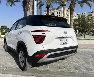 Verhuur Hyundai Creta. Economy, Comfort, Crossover Auto te huur in de VAE ✓ Borg van Borg van 2000 AED ✓ Verzekeringsmogelijkheden TPL, SCDW, Passagiers, Diefstal, Jonge.