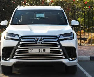 Autohuur Lexus LX570 #6800 Automatisch in Dubai, uitgerust met 5,7L motor ➤ Van Akil in de VAE.