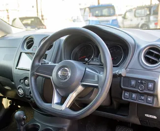 Nissan Note 2019 beschikbaar voor verhuur in Larnaca, met een kilometerlimiet van onbeperkt.