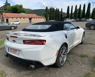 Verhuur Chevrolet Camaro Cabrio. Premium, Luxe, Cabriolet Auto te huur in Georgië ✓ Borg van Borg van 600 GEL ✓ Verzekeringsmogelijkheden TPL, CDW.