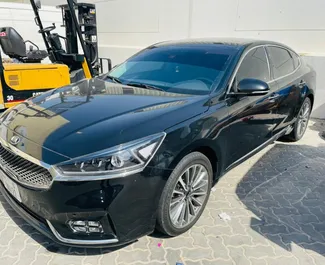 Vooraanzicht van een huurauto Kia Cadenza in Dubai, Verenigde Arabische Emiraten ✓ Auto #7109. ✓ Transmissie Automatisch TM ✓ 0 beoordelingen.