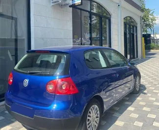 Autohuur Volkswagen Golf 5 #7262 Handmatig op de luchthaven van Tirana, uitgerust met 2,0L motor ➤ Van Erind in Albanië.