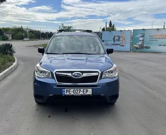 Subaru Forester 2014 beschikbaar voor verhuur in Tbilisi, met een kilometerlimiet van onbeperkt.