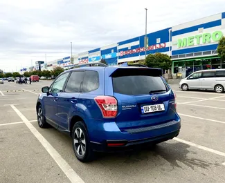 Interieur van Subaru Forester te huur in Georgië. Een geweldige auto met 5 zitplaatsen en een Automatisch transmissie.