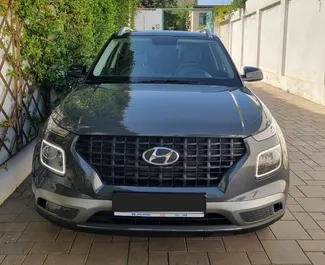 Vooraanzicht van een huurauto Hyundai Venue in Bakoe, Azerbeidzjan ✓ Auto #7953. ✓ Transmissie Automatisch TM ✓ 0 beoordelingen.