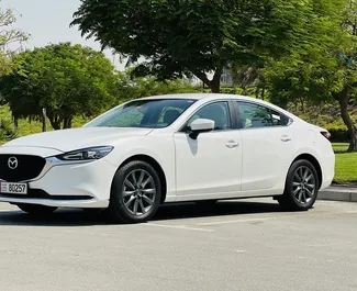 Vooraanzicht van een huurauto Mazda 6 in Dubai, Verenigde Arabische Emiraten ✓ Auto #8294. ✓ Transmissie Automatisch TM ✓ 1 beoordelingen.