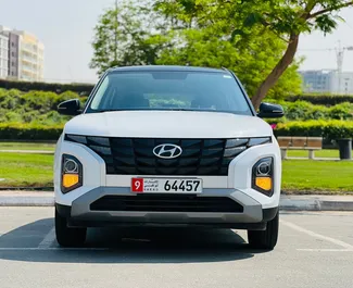 Autohuur Hyundai Creta 2023 in in de VAE, met Benzine brandstof en 113 pk ➤ Vanaf 100 AED per dag.