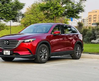 Vooraanzicht van een huurauto Mazda CX-9 in Dubai, Verenigde Arabische Emiraten ✓ Auto #8298. ✓ Transmissie Automatisch TM ✓ 1 beoordelingen.