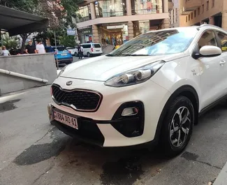 Vooraanzicht van een huurauto Kia Sportage in Jerevan, Armenië ✓ Auto #6783. ✓ Transmissie Automatisch TM ✓ 0 beoordelingen.