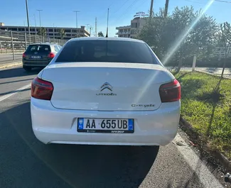 Verhuur Citroen C-Elysee. Economy, Comfort Auto te huur in Albanië ✓ Borg van Borg van 150 EUR ✓ Verzekeringsmogelijkheden TPL, CDW, Buitenland.