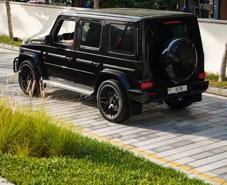 Autohuur Mercedes-Benz G63 AMG #8399 Automatisch in Dubai, uitgerust met 4,0L motor ➤ Van Kumar in de VAE.