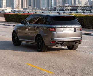 Autohuur Land Rover Range Rover Sport SVR #8402 Automatisch in Dubai, uitgerust met 5,0L motor ➤ Van Kumar in de VAE.